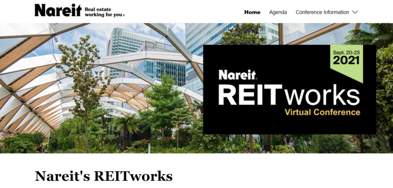 Nareit's REITworks Virtual Conference